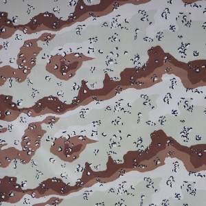 TC Twill Army Desert Camouflage Fabric Military Fabric For Saudi Arabia