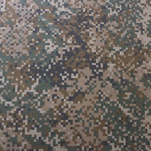 Factory making military uniform camouflage fabric