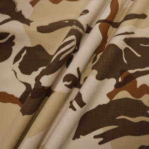 Poly/Cotton Army Camouflage Fabric Ripstop Fabric For Military Uniforms