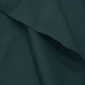 Dark Green Polyester/Wool Blend Fabrics Smooth Army Wool Fabric For Suits
