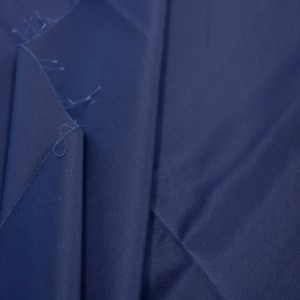 65%Polyester 35%Cotton Dark Blue Sateen Fabric For Workwear
