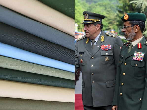 Воени униформни ткаенини