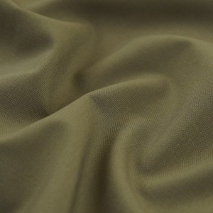 Khaki Worsted Wool Fabric For Men’s Suit Garments For Army