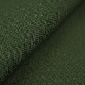 Green Polyester/Cotton Ripstop Fabrics Workwear Fabric for Garment