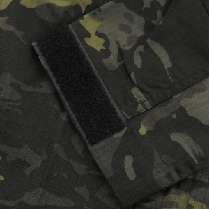 Black Multicam Army Camo Printed Fabric For Military Uniforms