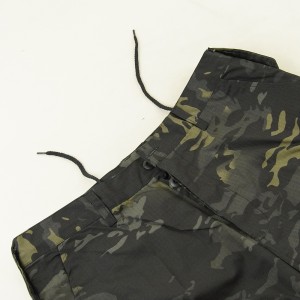 Black Multicam Army Camo Printed Fabric For Military Uniforms