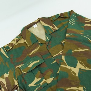 Camouflage Printed Fabric Military Uniforms Combat Uniforms For Zambia