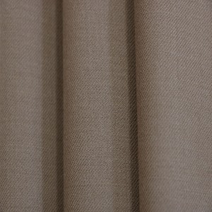 100%Wool Khaki Twill Fabric Army Suiting Fabric