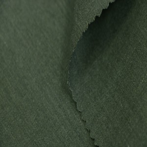 Army Green Wool/Polyester Fabric Worsted Smooth Wool Fabric For Suits