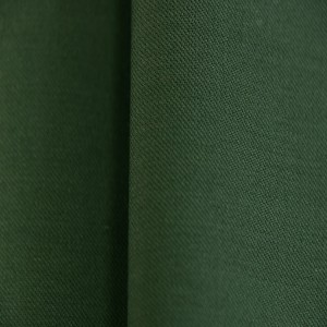 Army Green Wool/Polyester Worsted Fabric Yarn Dyed Woven Wool Fabric