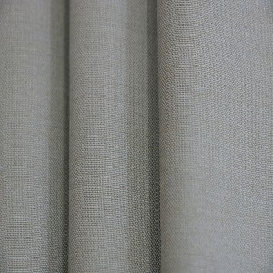Gray Wool/Polyester Worsted Fabric Yarn Dyed Woven Wool Fabric