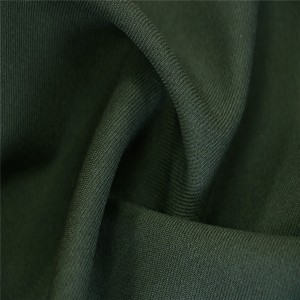 50% Wool 50% Polyester Serge Green mukuru wemauto yunifomu machira