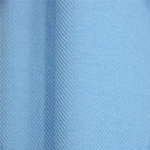 40%Волна 60%Полиестер светло сина ткаенина за кошула за полициска униформа