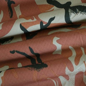 Pink ripstop camouflage fabric for Oman military