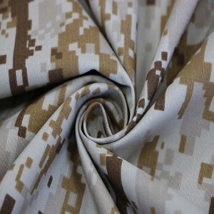 Tissu de camouflage du désert de coton en nylon pour l'armée saoudienne