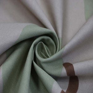 3-kleur woastyn camouflage stof