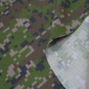 Цифровая камуфляжная ткань с защитой от инфракрасного излучения для чешских военных